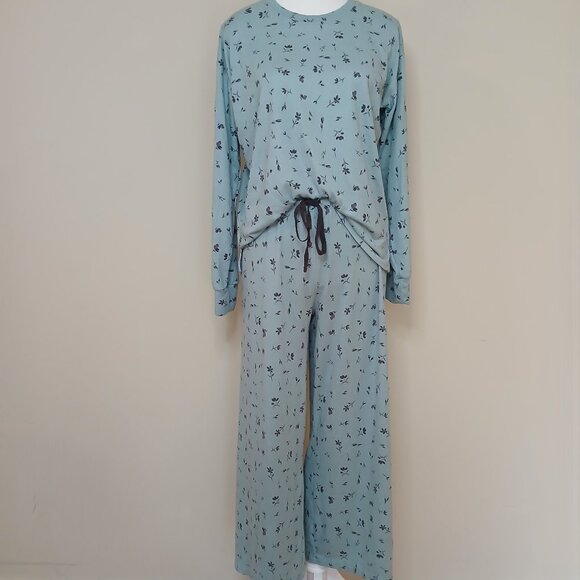 PJ Salvage Floral 2 Piece Pajama Set Size Small - Picture 1 of 5